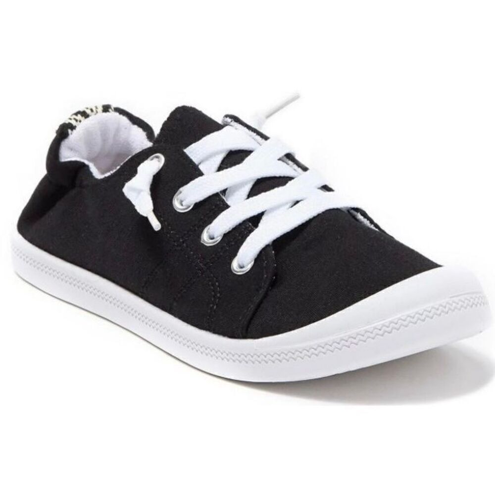 NWT C&C California 9 Gorgeous Scrunch Back Black Sneaker Slip-Ons No Tie Shoes - Picture 8 of 12